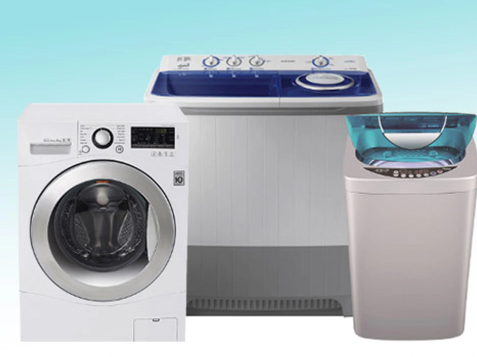 All type of washing machine